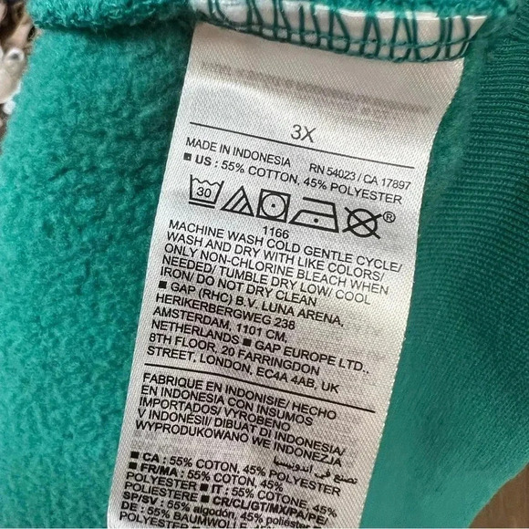 Old navy crewneck sweatshirt SZ 3X - Picture 3 of 3